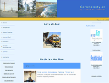 Tablet Screenshot of coronelcity.cl